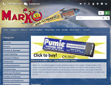 Tablet Screenshot of markoinc.com